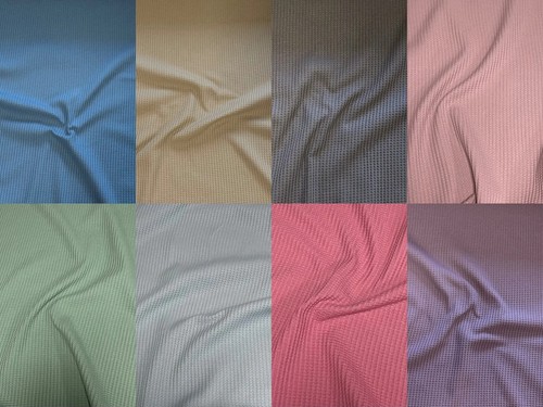 Baumwollstoff waffeljersey - baumwollstoff,