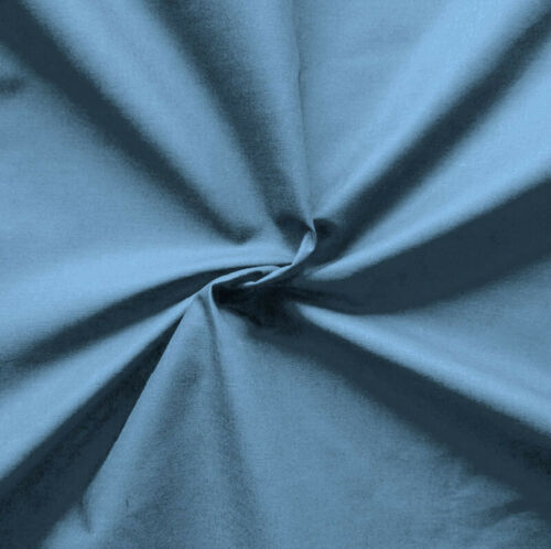 Baumwollstoff uni graublau - baumwollstoff,