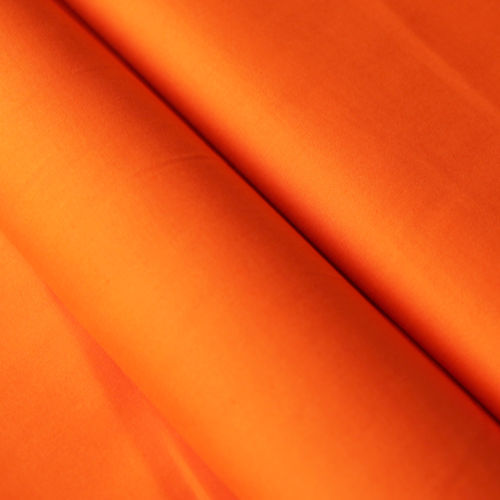 Baumwollstoff uni farbe orange - baumwollstoff,