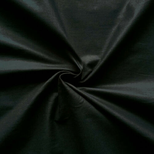 Baumwollstoff uni schwarz - uni,